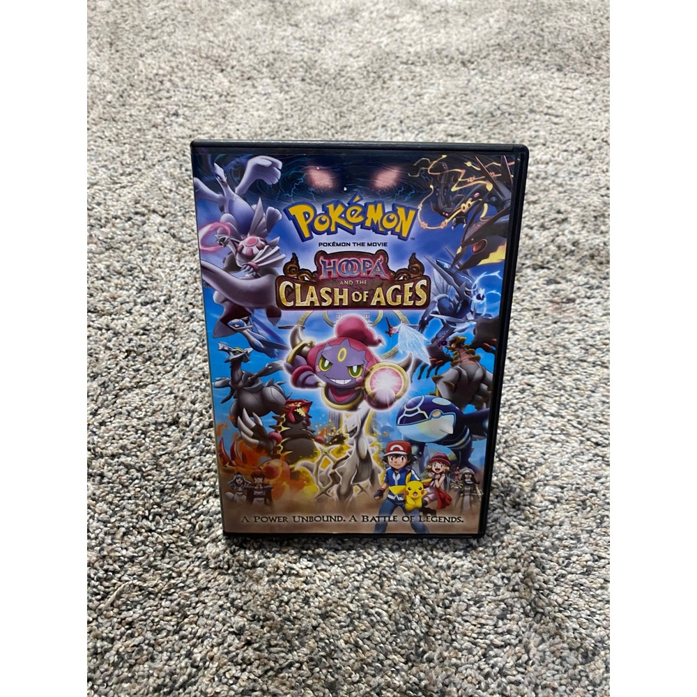 Pokemon The Movie Hoopa and the Clash of Ages DVD Animated Kids Movie Ash